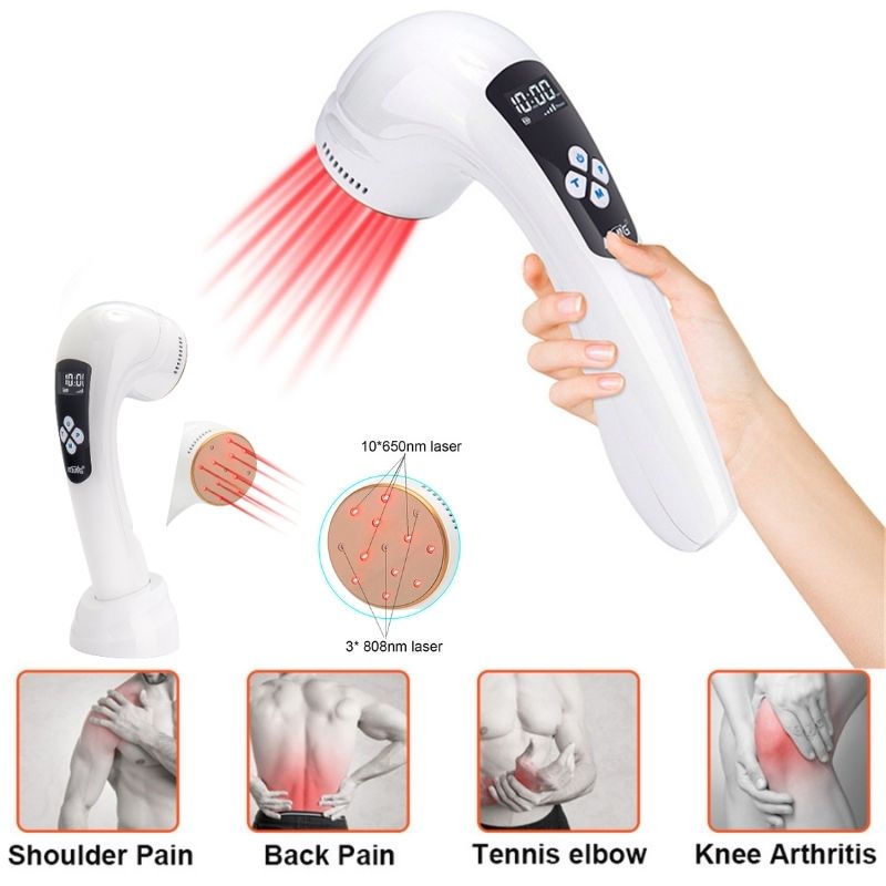 Sciatica Infrared Light Therapy Knee Pain Cold Laser Light Therapy for Muscle Pain Relief