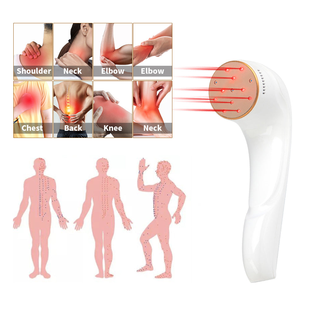 Rheumatoid Arthritis for Sciatica Pain Neuralgia Red Infrared Deep Tissue Massage Device